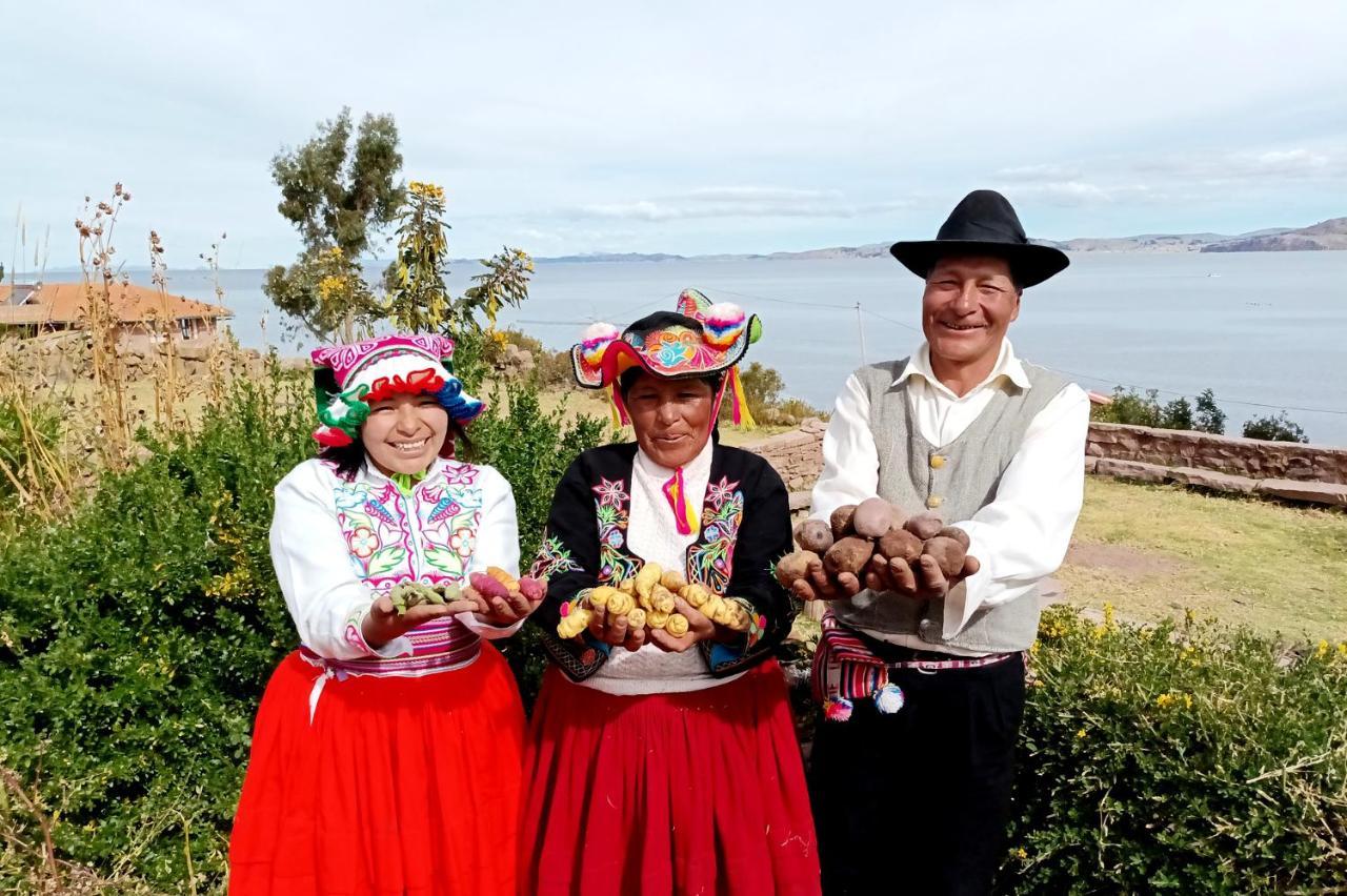 Hospedaje Rural La Florida En Llachon, Titicaca Puno Exterior photo